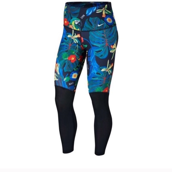 nike parrot leggings